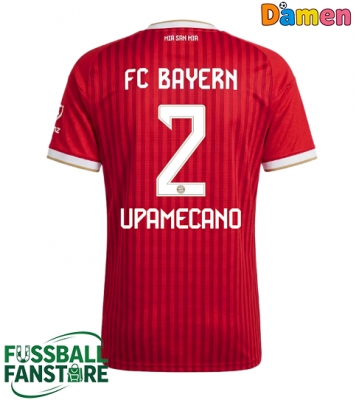 Bayern Munich Dayot Upamecano #2 Replik Heimtrikot Damen 2026-27 Kurzarm